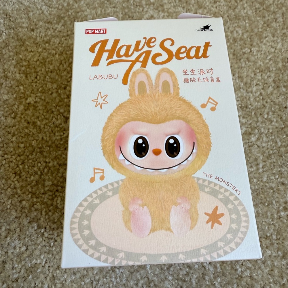 DADA - Pop Mart Labubu 'Have A Seat' Figurine (Pink)